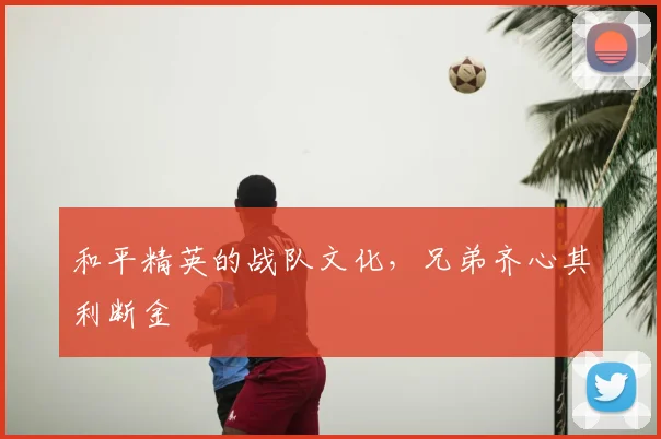和平精英的战队文化，兄弟齐心其利断金